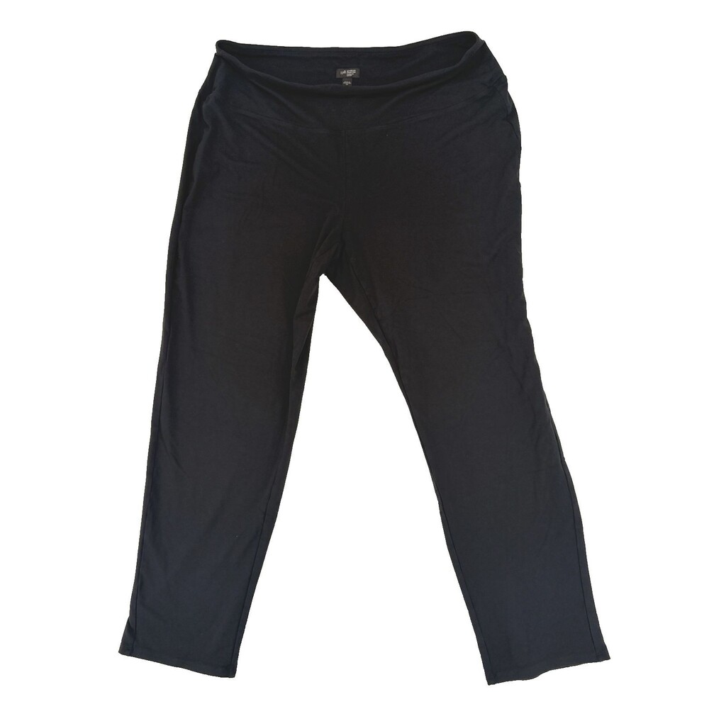 J.Jill Womens Slim Leg Pants Size 2X Black Wearever Collection Cropped